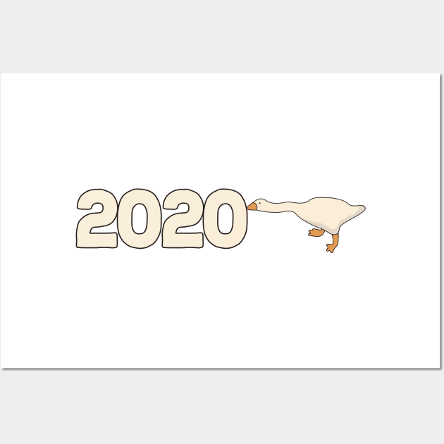 Untitled Goose Game - Stealing 2020 Wall Art by TextTees